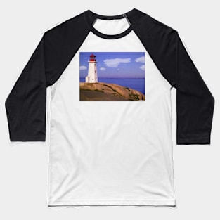 Peggys Cove Lighthouse Baseball T-Shirt